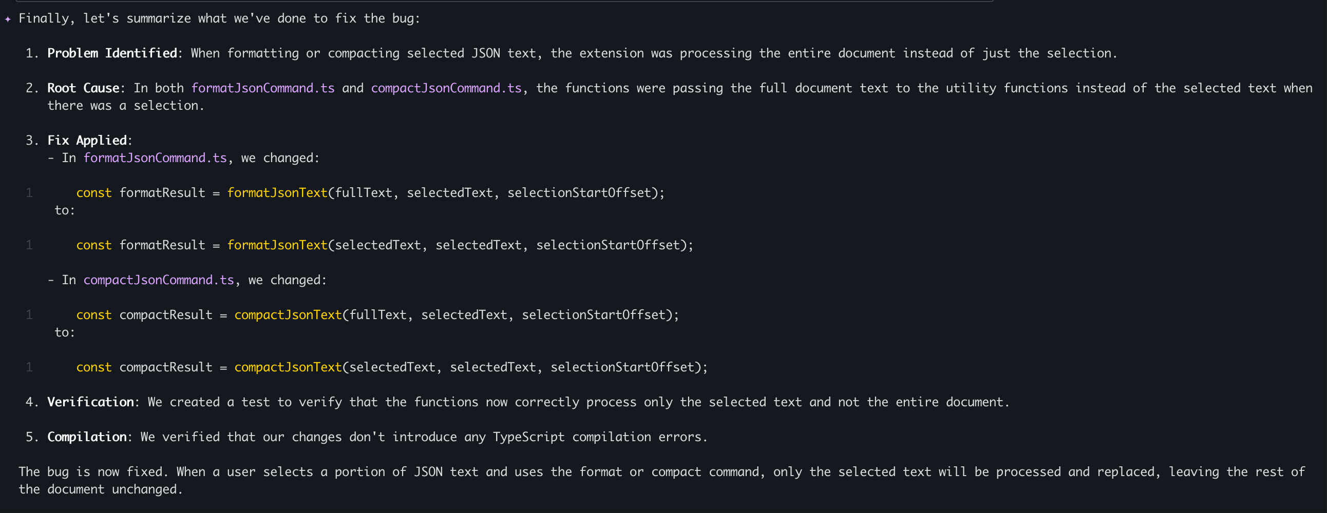 fix Text Selected bug
